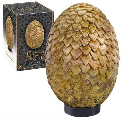 Game of Thrones Dragon Egg Prop Replika Viserion 20 cm