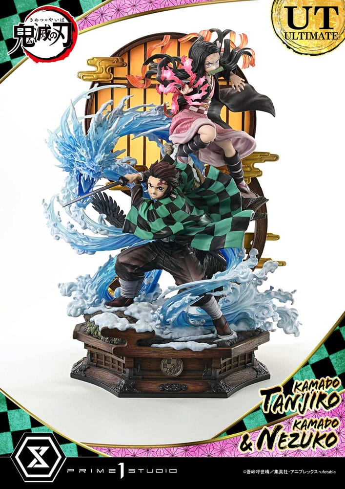 Demon Slayer: Kimetsu no Yaiba Concept Masterline Series Szobor 1/6 Nezuko & Tanjiro Ultimate Ver. 56 cm