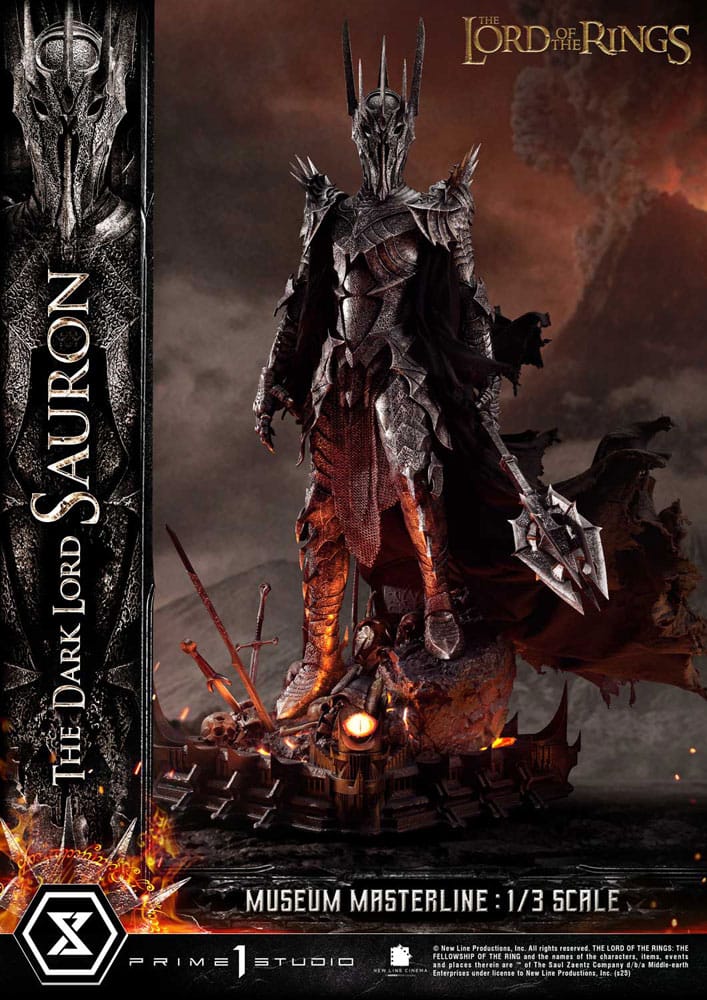 Lord of the Rings Museum Masterline Series Szobor 1/3 The Dark Lord Sauron 117 cm