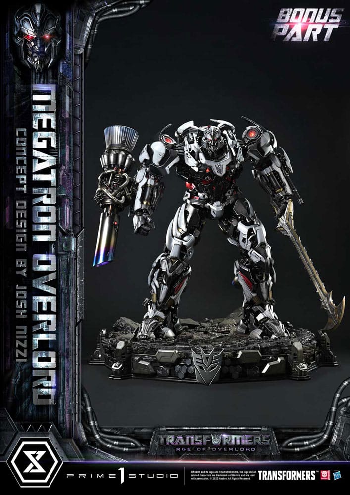 Transformers Generations I Museum Masterline Szobor Megatron Overlord (Design by Josh Nizzi) Bonus Verzió 89 cm