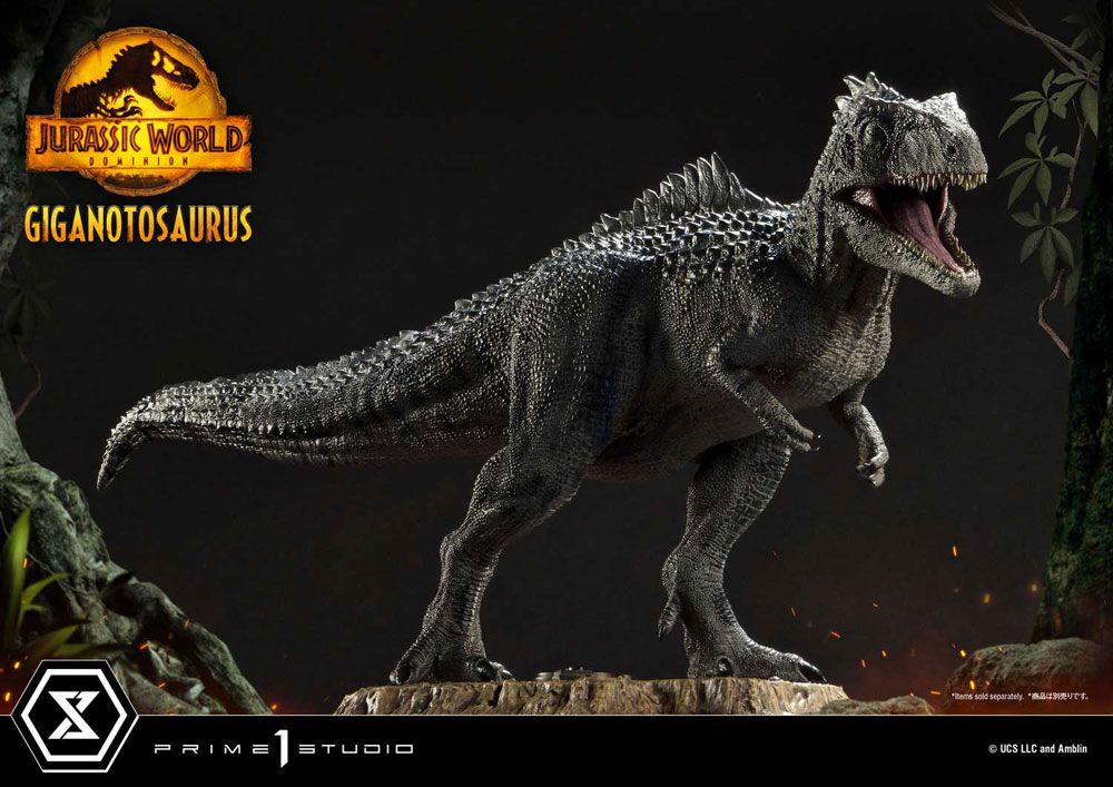 Jurassic World Dominion Prime Gyűjtemények Szobor 1/38 Giganotosaurus Toy Verzió 22 cm