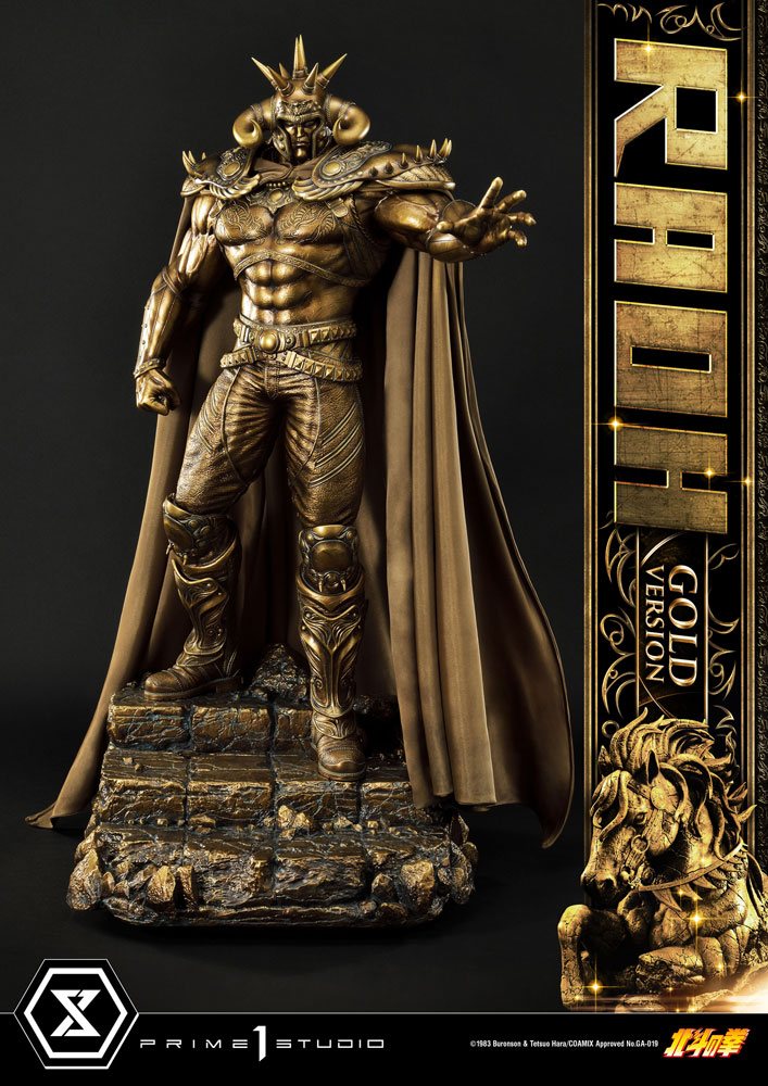Fist of the North Star Szobor 1/4 Raoh Arany Verzió 78 cm