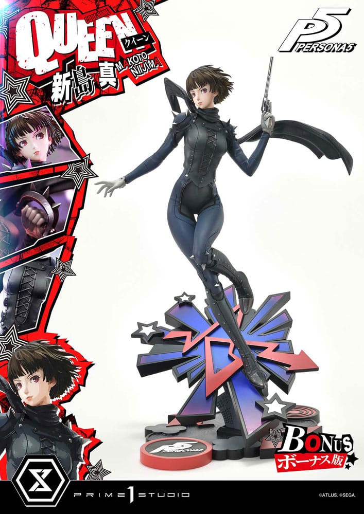Persona 5 Prémium Masterline Series Szobor 1/4 Makoto Niijima “Queen” Bonus Verzió 51 cm