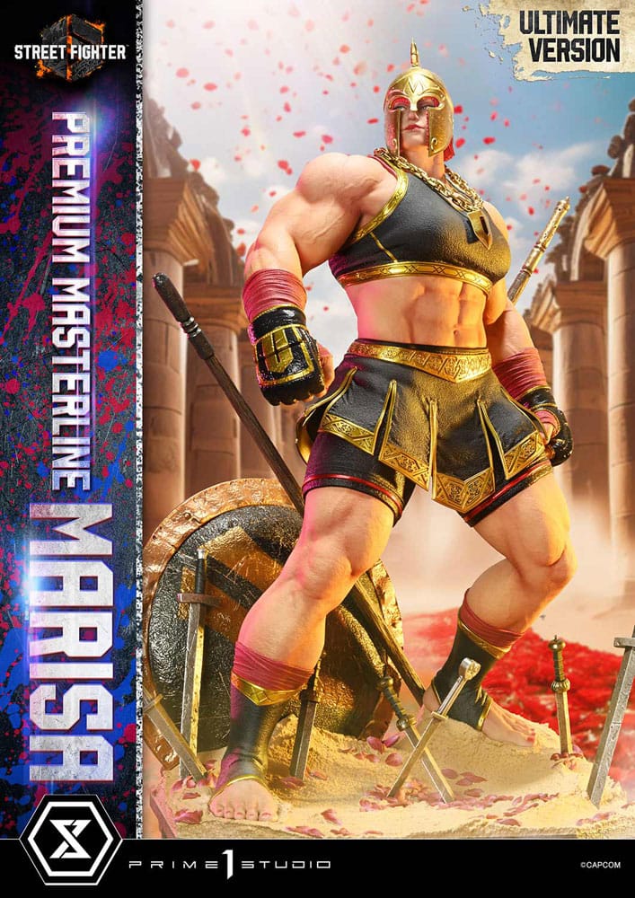 Street Fighter 6 Prémium Masterline Series Szobor 1/4 Marisa Ultimate Verzió 70 cm