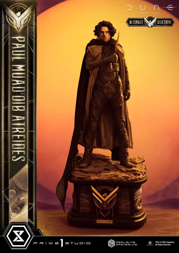 Dune: Part Two Real Elite Masterline Series Szobor 1/3 Paul Atreides Ultimate Verison 90 cm