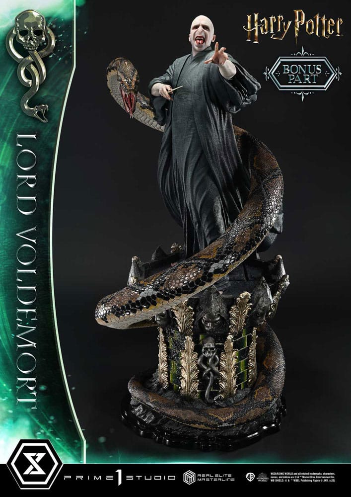 Harry Potter Real Elite Masterline Series Szobor 1/4 Lord Voldemort Bonus Verzió 83 cm