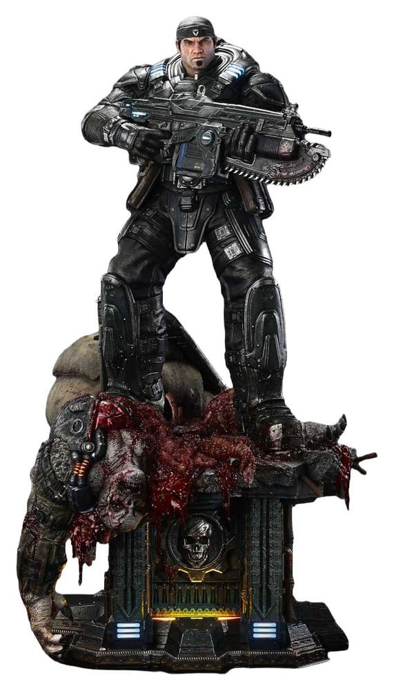 Gears of War: Reloaded Real Elite Masterline Series Szobor 1/3 Marcus Fenix Ultimate Verzió 97 cm