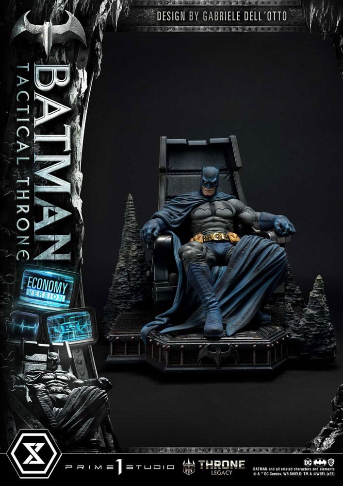 DC Comics Throne Legacy Kollekció Szobor 1/3 Batman Tactical Throne Economy Verzió 46 cm