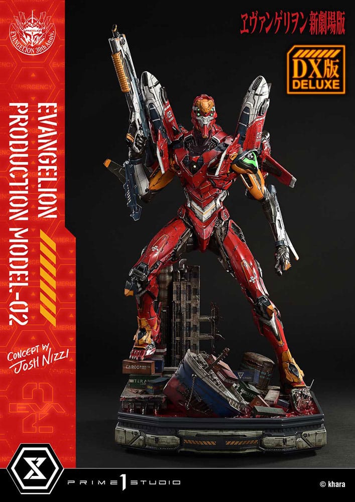 Rebuild of Evangelion Ultimate Dioráma Masterline Series Szobor Evangelion Production Model-02 (Concept By Josh Nizzi) Deluxe Bonus Verzió 73 cm