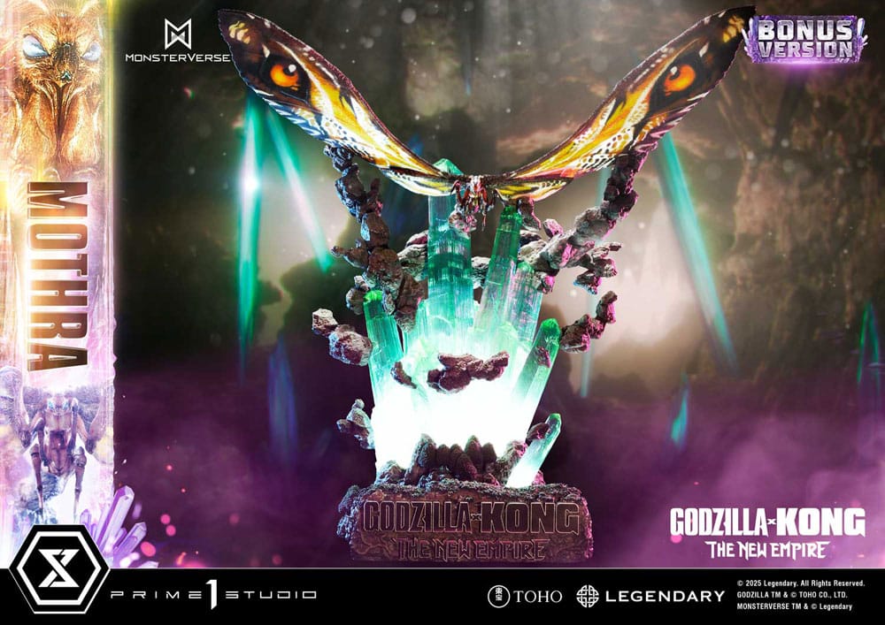 Godzilla x Kong: The New Empire Ultimate Dioráma Masterline Series Szobor Mothra Bonus Verzió 113 cm