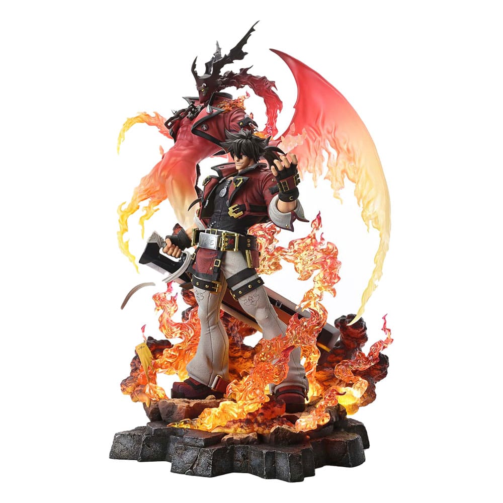 Guilty Gear Strive Ultimate Prémium Masterline Series Szobor 1/4 Sol Badguy Bonus Verzió 82 cm