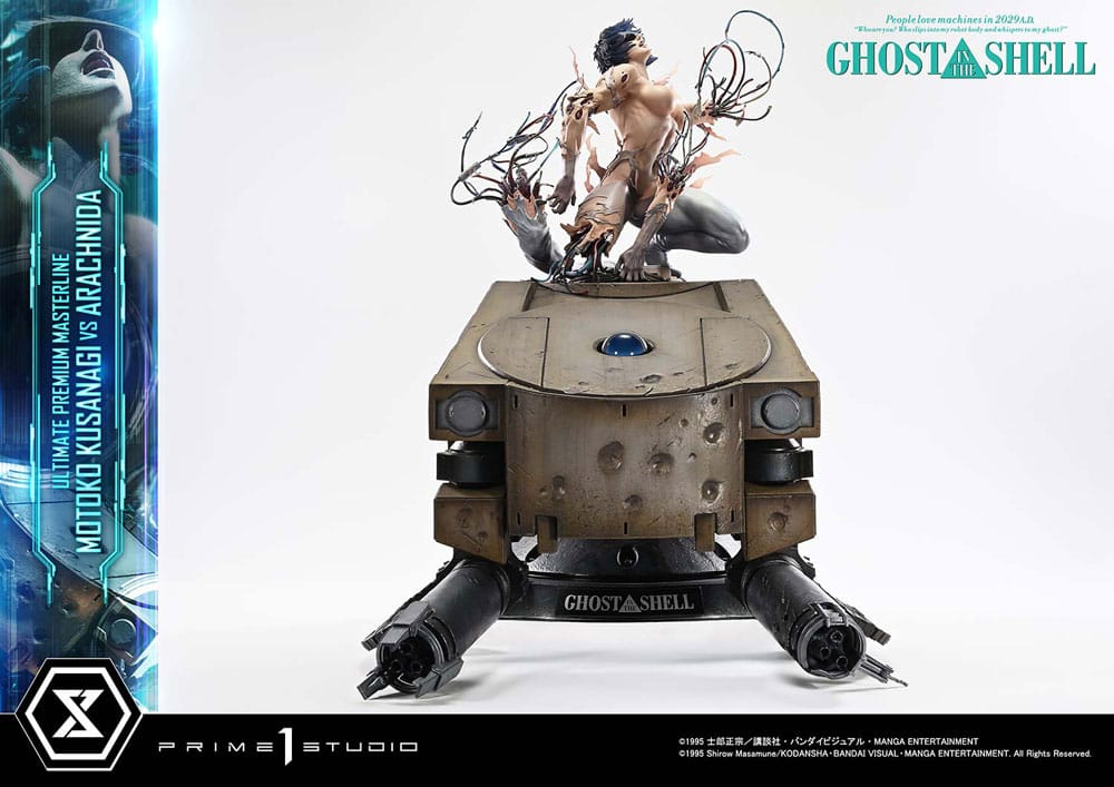 Ghost in the Shell Ultimate Prémium Masterline Series Szobor 1/4 Motoko Kusanagi vs Arachnida 68 cm