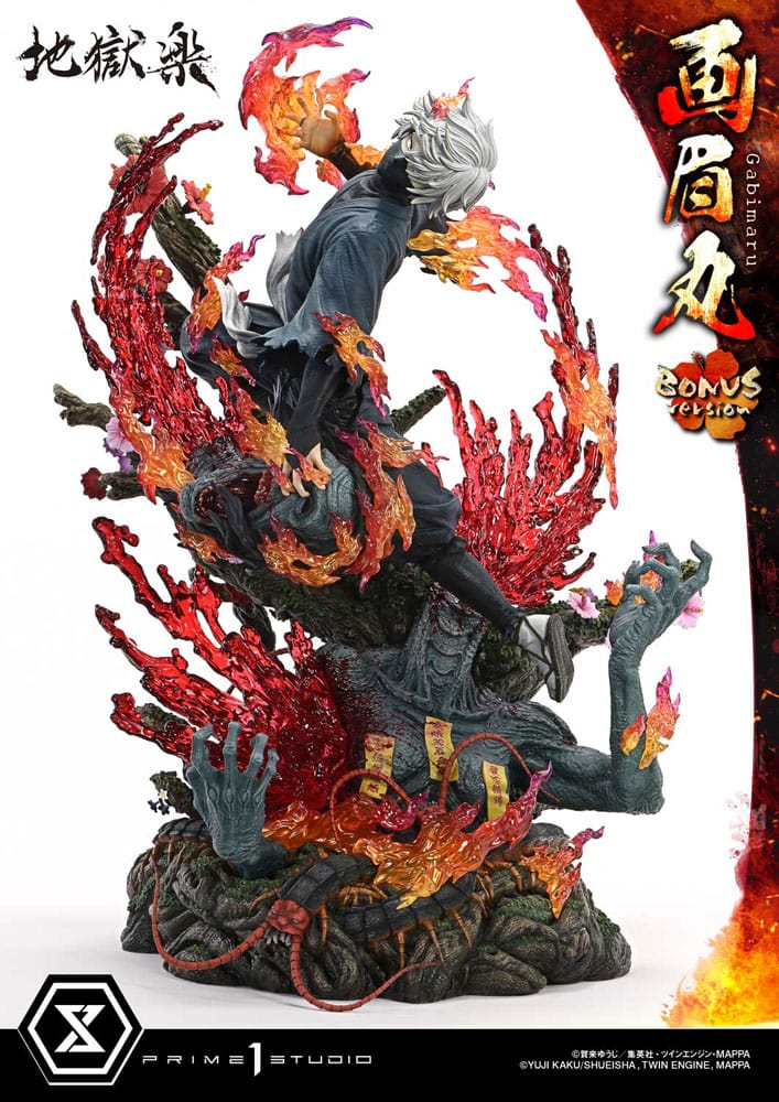 Hell´s Paradise Ultimate Prémium Masterline Series Szobor 1/4 Gabimaru Bonus Verzió 62 cm