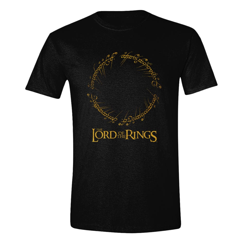 Lord of the Rings Póló Logó Felirat Size S