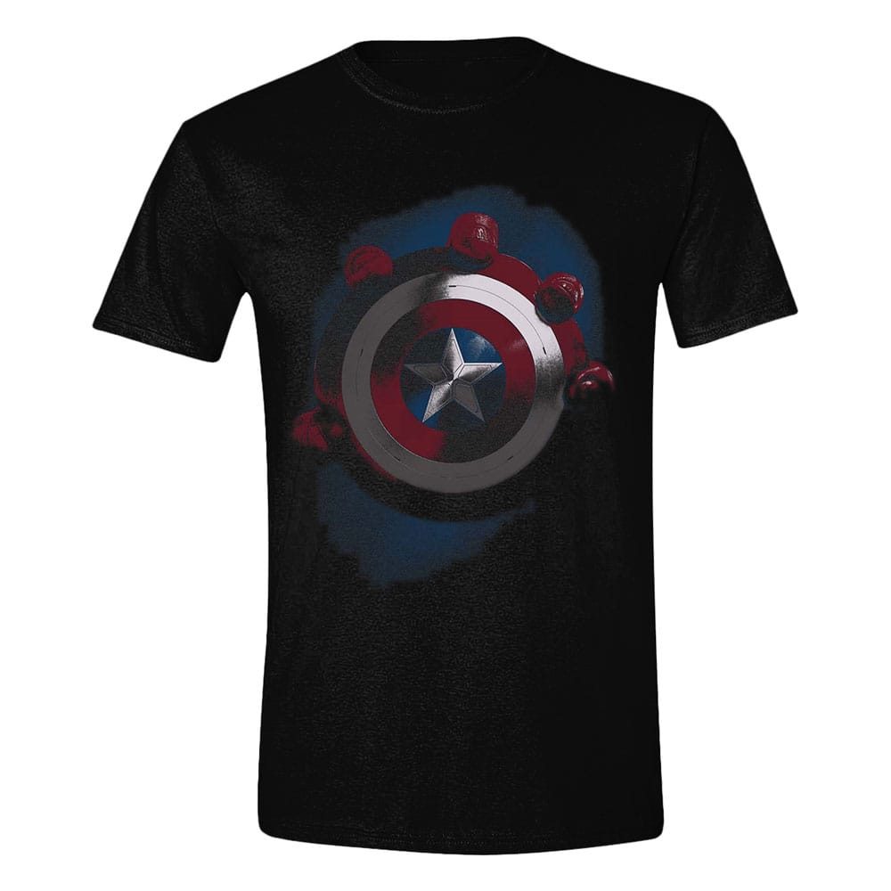 Captain America Brave New World Póló Captain America Shield  Red Size L