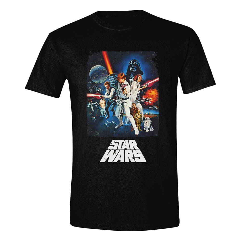 Star Wars A New Hope Póló Retro Poszter Size M
