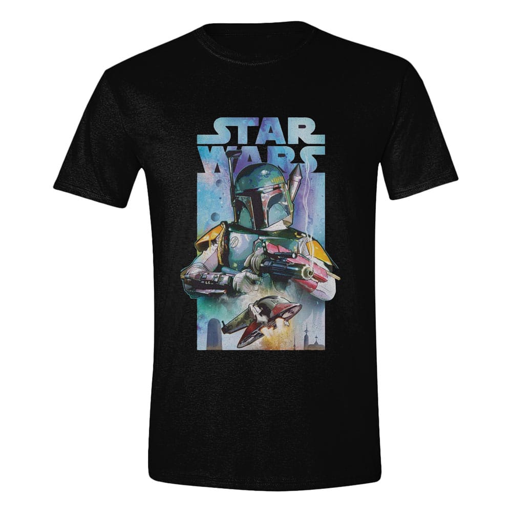 Star Wars Póló Boba Fett Poszter Size M