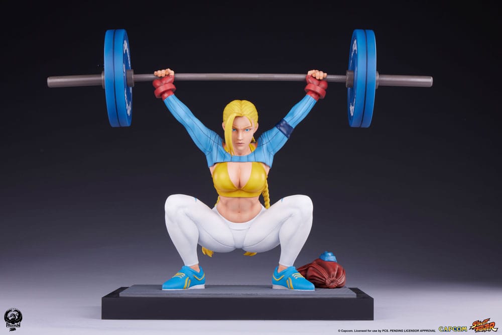 Street Fighter Premier Series Szobor 1/4 Cammy: Powerlifting Alpha 41 cm