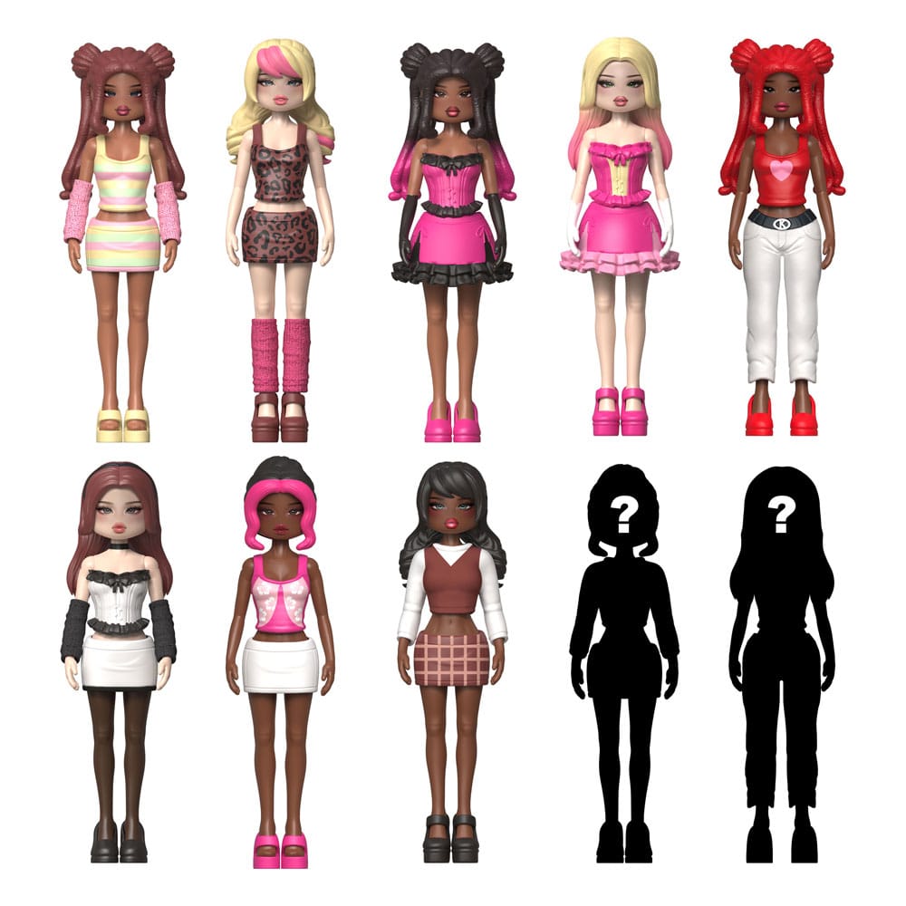 Dress To Impress Mystery Small Dolls 10 cm Series 1 Készlet (18)