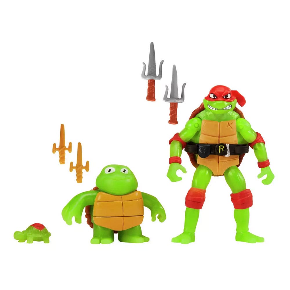 Teenage Mutant Ninja Turtles: Mutant Mayhem Akciófigura 3-as Csomag Raphael Evolution 10 cm