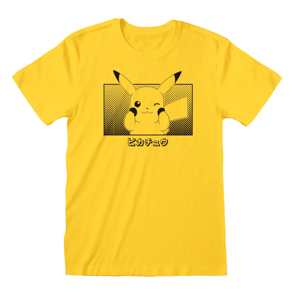 Pokémon Póló Pikachu Katakana Size XL