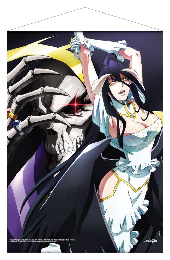Overlord Plakát Ainz Ooal Gown & Albedo 50 x 70 cm
