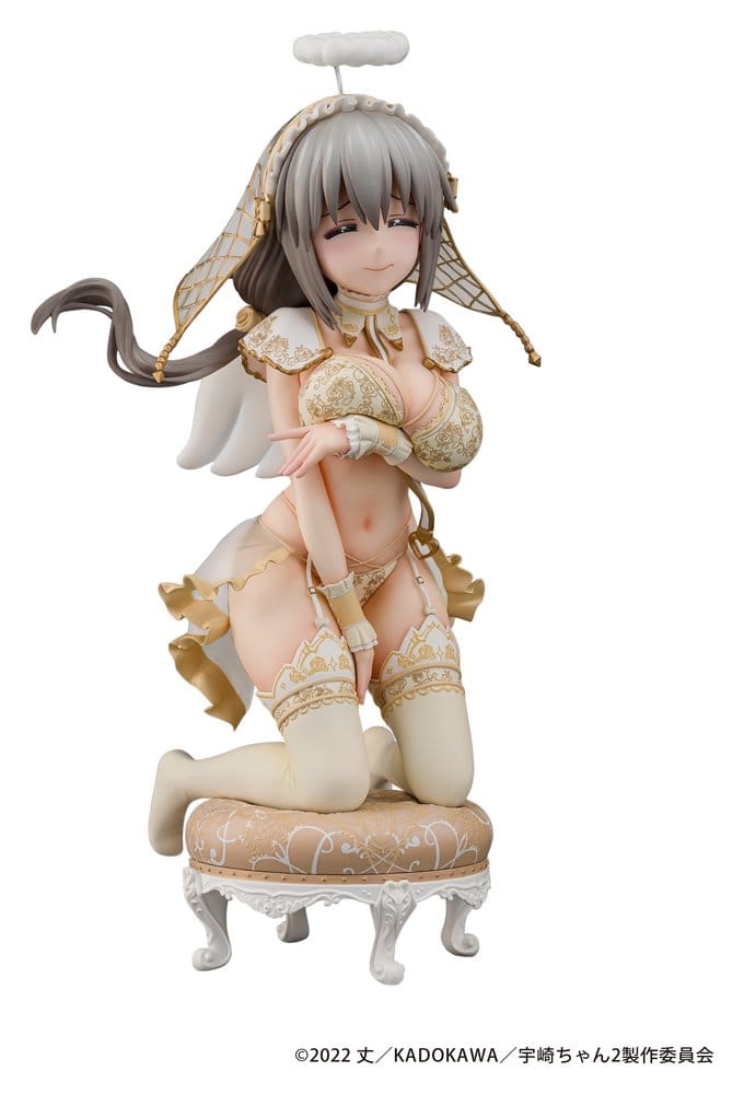 Uzaki-chan Wants to Hang Out! PVC Szobor 1/7 Tsuki Uzaki Angel Ver. 19 cm