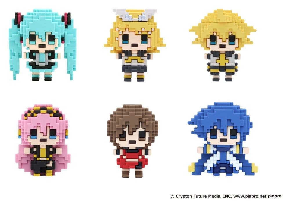 Vocaloid BuilDot Mini Figurák Akatans Piapro Karakterek Blind Doboz Válogatás (6)