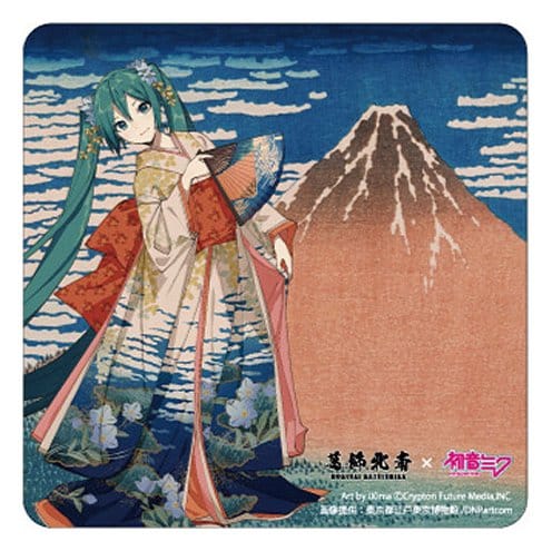Katsushika Hokusai x Hatsune Miku Car Mágnes Thirty-six Views of Mount Fuji Fine Wind, Clear Morning