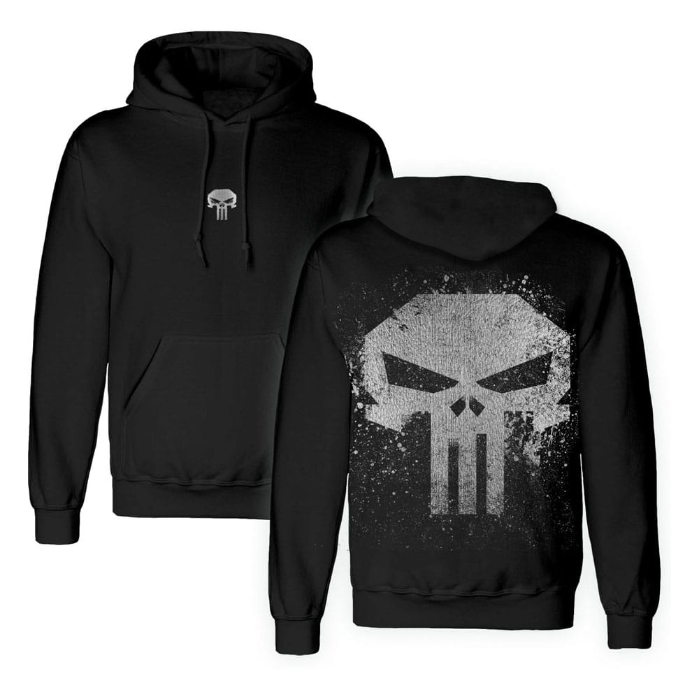Punisher Hooded Pulóver Skull  Metallic Ink Size L