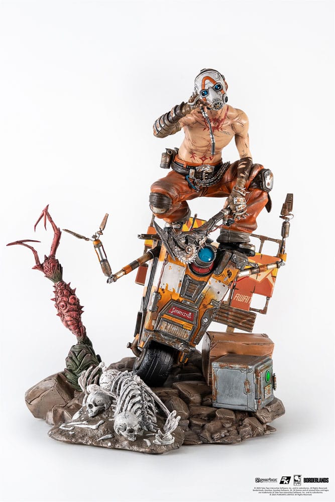 Borderlands 3 Szobor 1/6 Psycho & Claptrap Dioráma 40 cm
