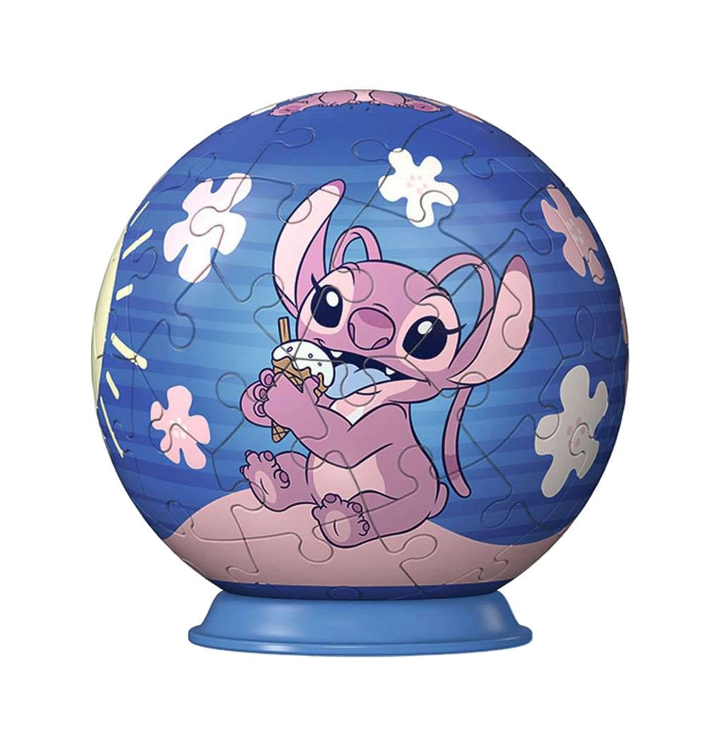 Disney Stitch 3D Puzzle Ball Angel (55 Darabos)