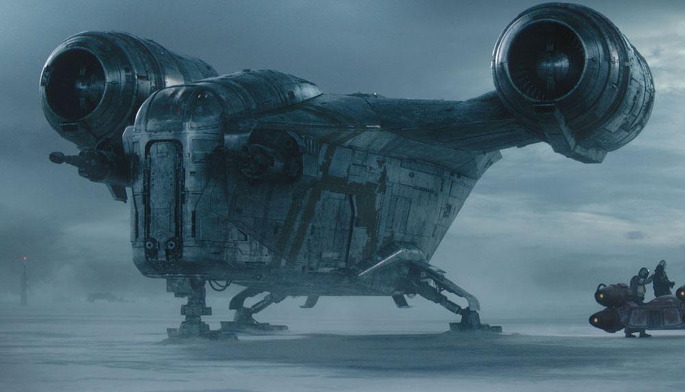 Star Wars The Mandalorian Modellkészlet 1/72 The Razor Címer 34 cm