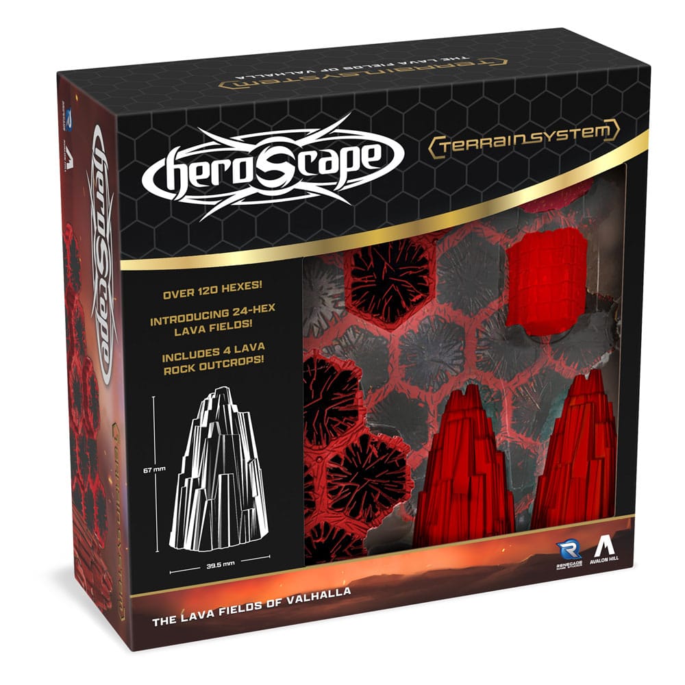Heroscape Terrain Expansion The Lava Fields of Valhalla *Angol Nyelvű Verzió*