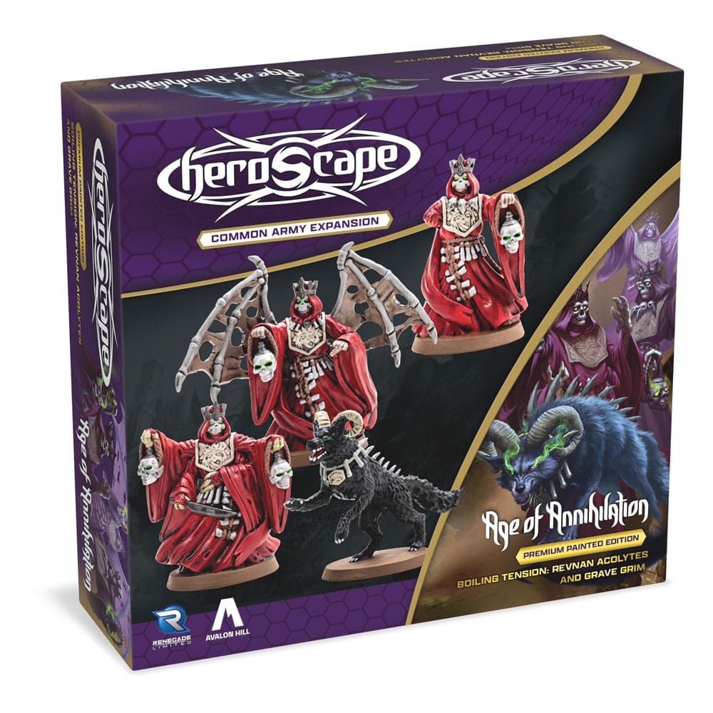 Heroscape Army Expansion Boiling Tension: Revnan Acolytes & Grave Grim *Angol Nyelvű Verzió*