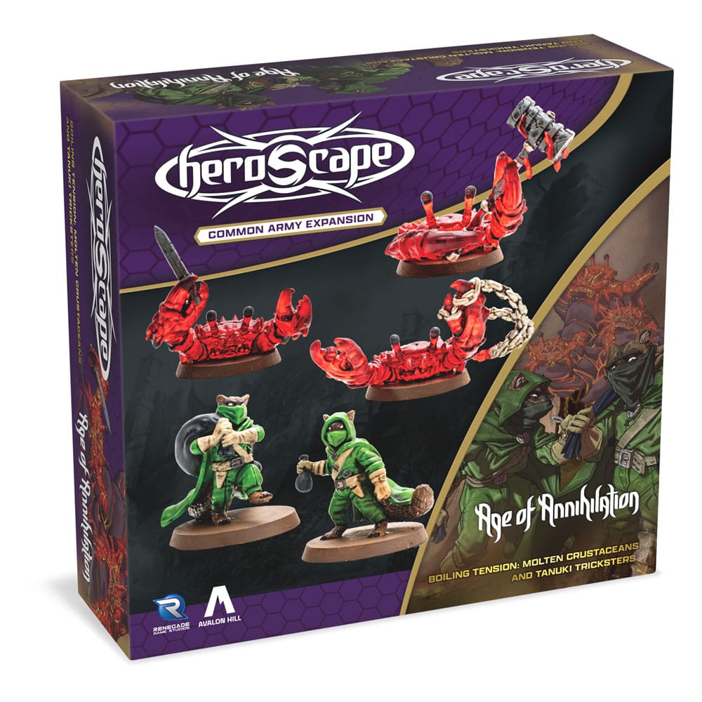 Heroscape Army Expansion Boiling Tension: Molten Crustaceans & Tanuki Tricksters *Angol Nyelvű Verzió*