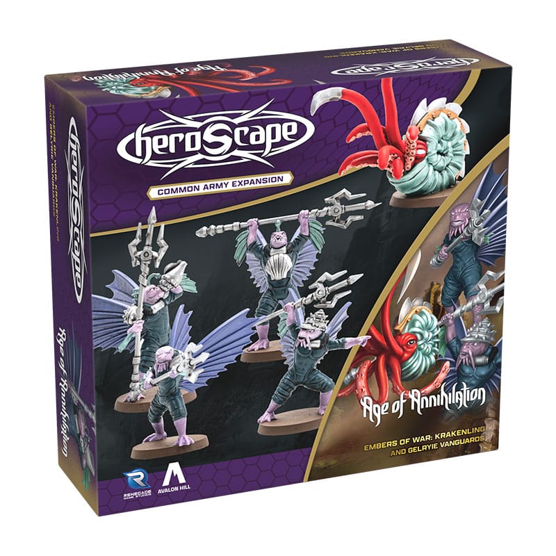 Heroscape Army Expansion Embers of War: Krakenling & Gelryie Vanguards *Angol Nyelvű Verzió*