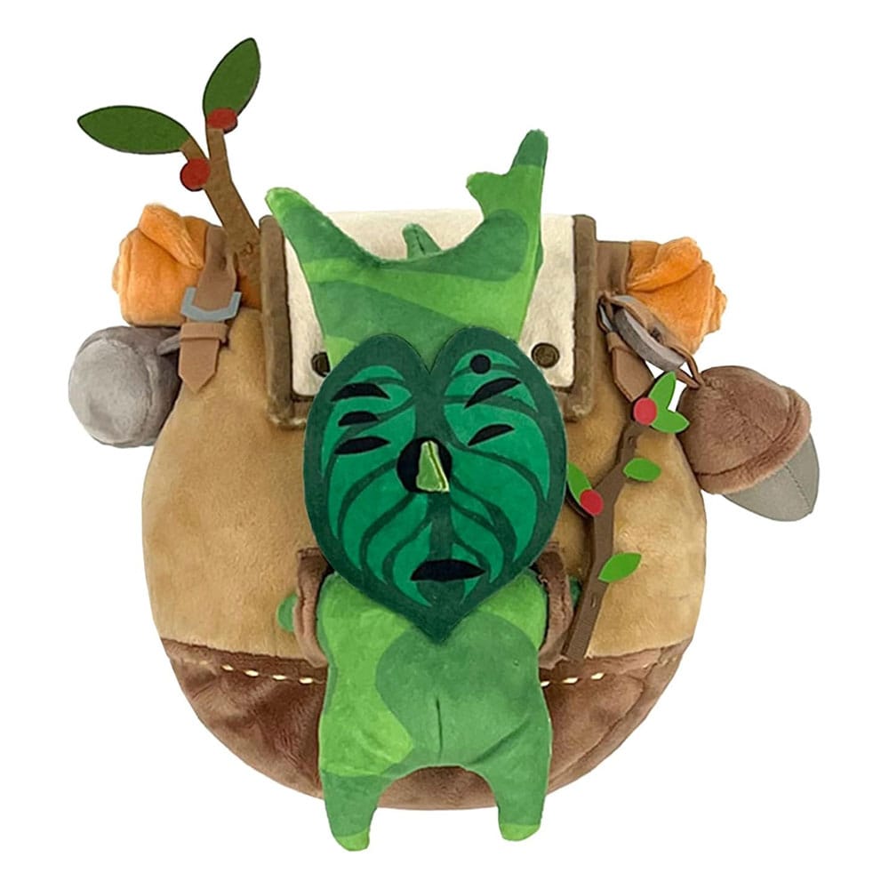 The Legend of Zelda: Tears of the Kingdom Plüss Figura ZP04 Korok  Hátizsák Brown 17 cm