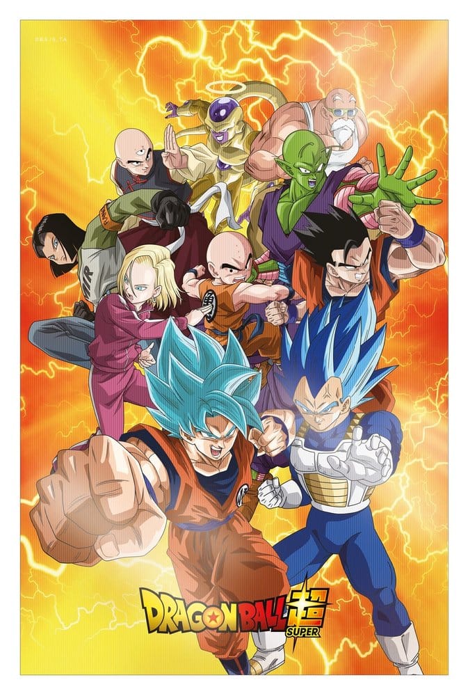 Dragon Ball Super 3D Poszter Survival Heroes 38 x 58 cm
