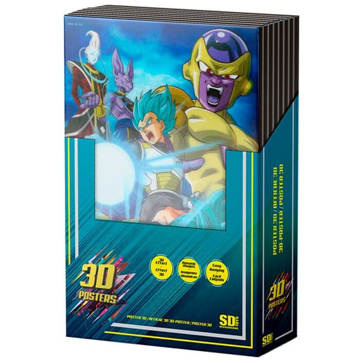 Dragon Ball 3D Poszter Dragon Ball & Dragon Ball Super 38 x 58 cm Készlet (14)