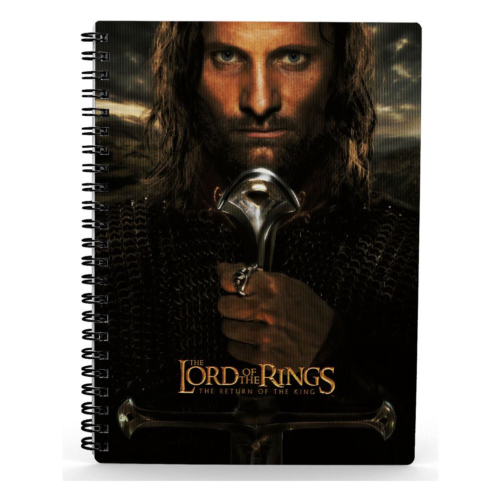 Lord of the Rings Jegyzetfüzet  3d Aragorn