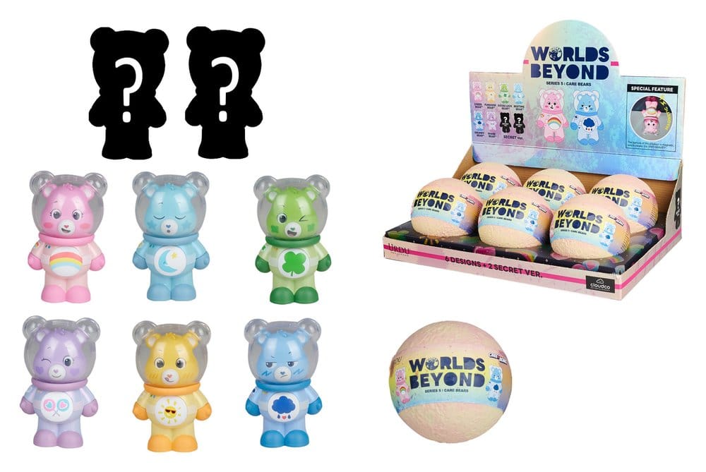 Care Bears Figurák  Worlds Beyond 8 cm Capsule Készlet (6)
