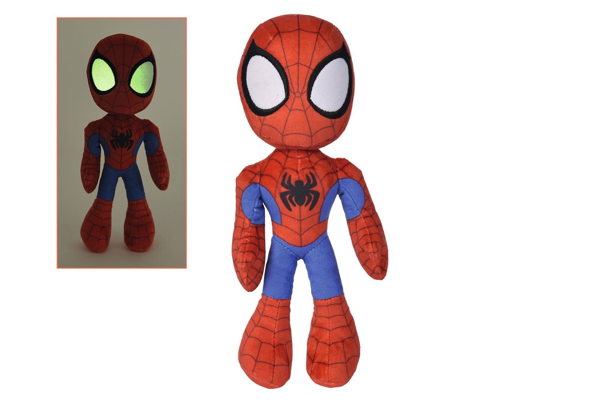 Marvel Plüss Figura Világít A Sötétben Eyes Spider-Man 25 cm
