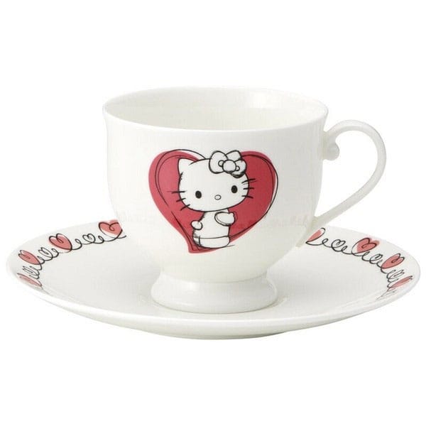 Sanrio Bone China Bögre & Plate Csomag Hello Kitty