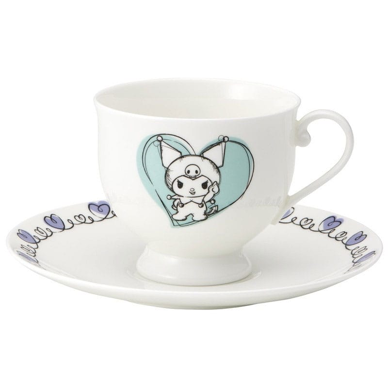 Sanrio Bone China Bögre & Plate Csomag Kuromi