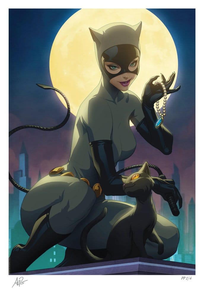 DC Comics Art Print Catwoman: Batman the Animated Series 46 x 61 cm – Keret Nélkül