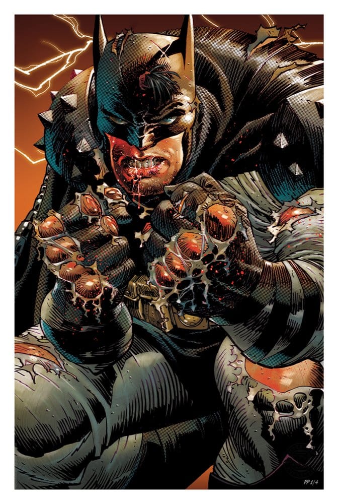 DC Comics Art Print Absolute Batman 41 x 61 cm – Keret Nélkül