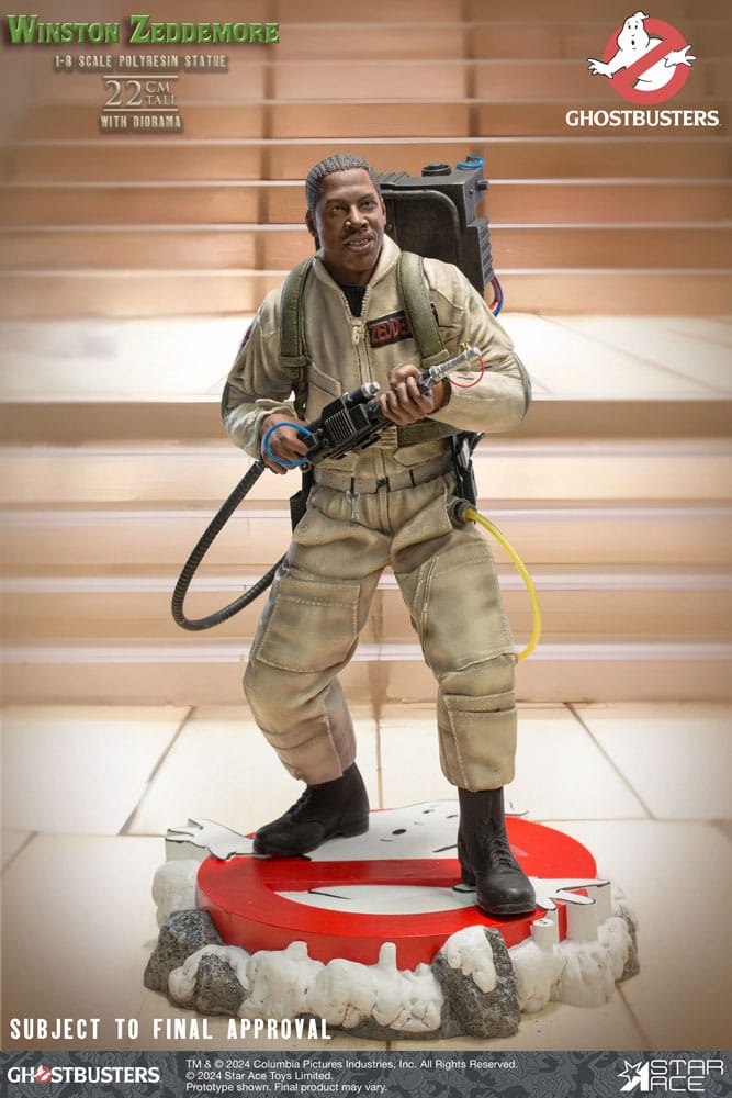 Ghostbusters  Szobor 1/8 Winston Zeddemore 22 cm