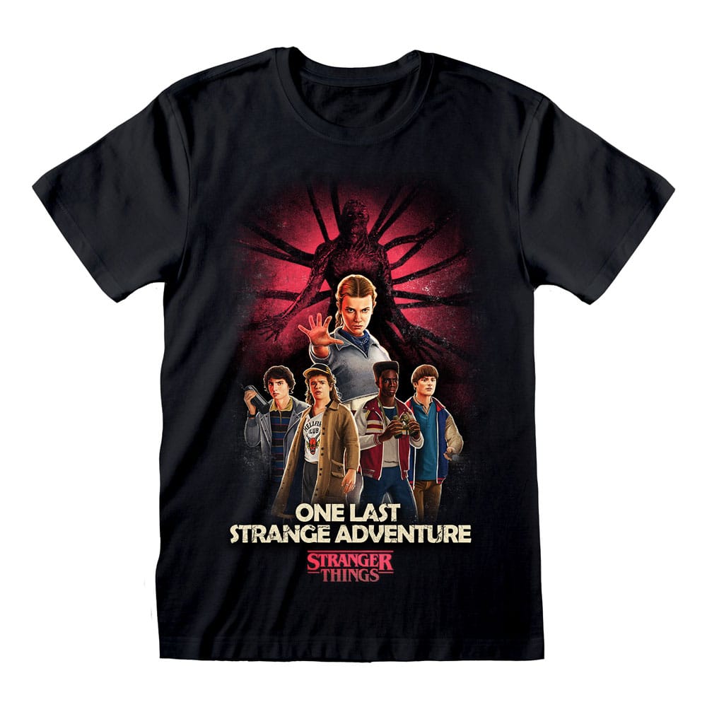 Stranger Things Póló Group Artwork One Last Strange Adventure Colour Size L