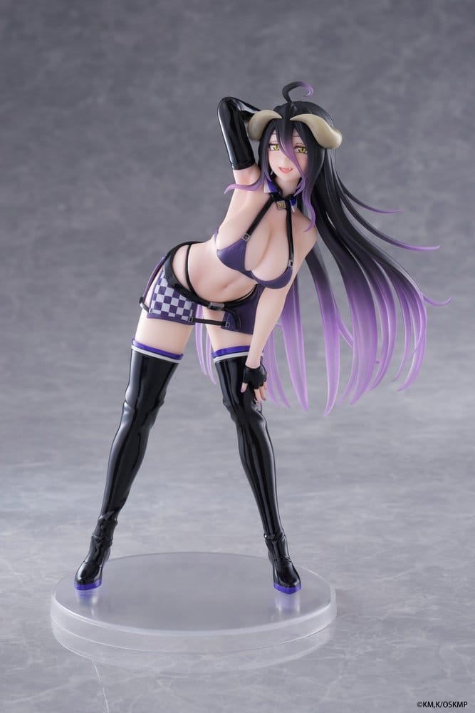 Overlord Coreful PVC Szobor Albedo Grid Girl Ver. 18 cm